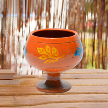 Ecofriendly Handmade Pasroori Clay Glass - Traditional Style Drinking Pot for Milk, Lassi, Shakes, Juices - Unique Earthenware Drinkware for a Touch of Ethnic Flair